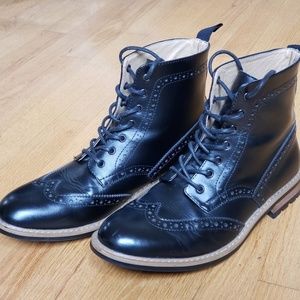 Joseph Abboud WingTip Boots - Black